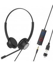 Ακουστικά με μικρόφωνο Tellur - Voice 420, μαύρα