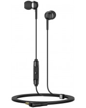 Ακουστικά με μικρόφωνο Sennheiser - CX 80S, μαύρα