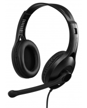 Ακουστικά με μικρόφωνο Edifier - K800 USB, μαύρα -1