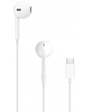 Ακουστικά με μικρόφωνο  Apple - EarPods USB-C, λευκά 