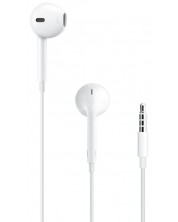 Ακουστικά με μικρόφωνο  Apple - EarPods 3.5mm (2017), άσπρα
