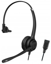 Ακουστικά με μικρόφωνο Axtel - ELITE HD Voice Mono NC, μαύρα -1