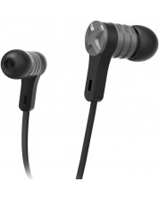 Ακουστικά με μικρόφωνο Hama - Έντονο, μαύρο