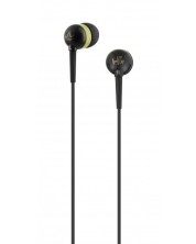 Ακουστικά με μικρόφωνο T'nB - Music Trend Hip Hop, μαύρα/πράσινα -1