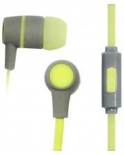 Ακουστικά με μικρόφωνο  Vakoss - SK-214G, πράσινα -1