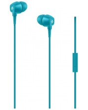 Ακουστικά με μικρόφωνο ttec - Pop In-Ear Headphones, τουρκουάζ