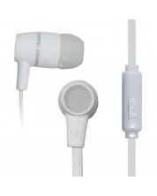Ακουστικά με μικρόφωνο Vakoss - SK-214W, άσπρα -1