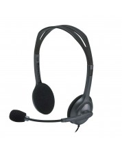 Ακουστικά Logitech - H111, μαύρα -1
