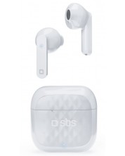 Ακουστικά με μικρόφωνο SBS - Air Free, TWS, λευκό -1