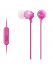 Ακουστικά Sony MDR-EX15AP - ροζ