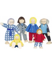 Ευέλικτες κούκλες Goki - Αστική οικογένεια -1