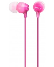 Ακουστικά Sony - MDR-EX15LP, ροζ -1