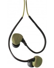 Αθλητικά ακουστικά με μικρόφωνο Boompods - Sportpods Race, πράσινα -1