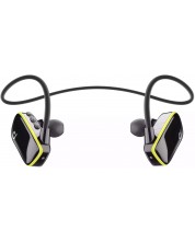 Αθλητικά ασύρματα ακουστικά Cellularline - Flipper, μαύρο/κίτρινο -1
