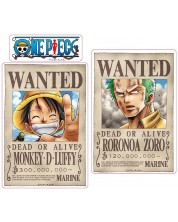 Αυτοκόλλητα ABYstyle Animation: One Piece - Luffy & Zoro Wanted Posters -1