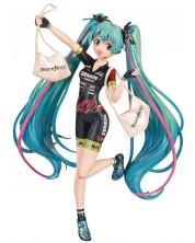 Αγαλματάκι Banpresto Animation: Hatsune Miku - Hatsune Miku (Chronicle Racing 2019), 17 cm -1