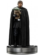 Αγαλματάκι Iron Studios Television: The Mandalorian - Luke Skywalker and Grogu, 21 cm