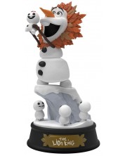 Αγαλματίδιο  Beast Kingdom Disney: Frozen - Olaf (Olaf Presents: The Lion King), 10 cm