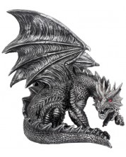 Αγαλματίδιο Nemesis Now Adult: Dragons - Obsidian Dragon, 25 cm