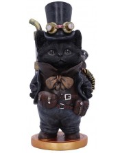 Αγαλματίδιο Nemesis Now Adult: Steampunk - Steamsmith's Cat, 19 cm