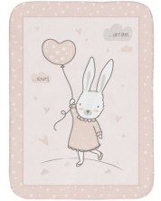 Σούπερ μαλακή παιδική κουβέρτα  KikkaBoo - Rabbits in Love , 80 x 110 cm -1