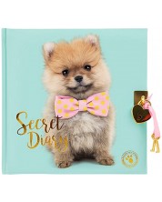 Μυστικό Ημερολόγιο με Λουκέτο  Studio Pets -Κουτάβι Pomeranian