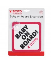 Αυτοκόλλητο αυτοκινήτου Zizito - Μωρό στο αυτοκίνητο -1