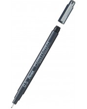Μαρκαδόρος ψιλής γραφής Pentel Pointliner - 0.5 mm, μαύρος