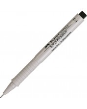 Fineliner  Faber-Castell Ecco Pigment - 0.4 mm,μαύρο