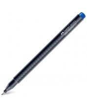 Μαρκαδόρος ψιλής γραφής Faber-Castell Grip - Μπλε, 0.4 mm	