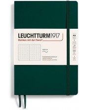 Σημειωματάριο Leuchtturm1917 Natural Colors - A5, σκούρο πράσινο, διακεκομμένες σελίδες, μαλακό εξώφυλλο -1