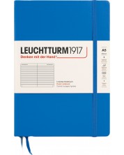 Σημειωματάριο Leuchtturm1917 New Colours - А5, lined, Sky, σκληρά εξώφυλλα