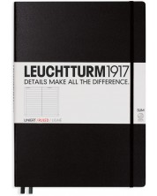 Σημειωματάριο  Leuchtturm1917 Master Slim - А4+, με γραμμές ,Black