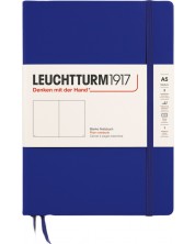 Σημειωματάριο Leuchtturm1917 New Colours - A5, λευκές σελίδες, Ink , σκληρό εξώφυλλο -1