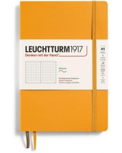Σημειωματάριο Leuchtturm1917 Rising Colors - A5, πορτοκαλί, σε τελείες, μαλακό εξώφυλλο -1
