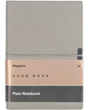 Σημειωματάριο Hugo Boss Elegance Storyline - A6,  λευκά φύλλα, γκρι