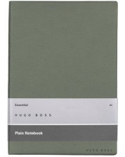 Σημειωματάριο Hugo Boss Essential Storyline - A5,  λευκά φύλλα, γκρι -1