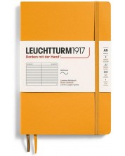Σημειωματάριο Leuchtturm1917 Rising Colors - A5, πορτοκαλί, σε γραμμές, μαλακό εξώφυλλο -1
