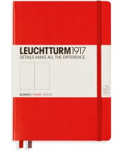 Σημειωματάριο   Leuchtturm1917 - А5,λευκές σελίδες ,Red