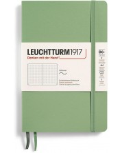 Σημειωματάριο Leuchtturm1917 Paperback - B6+, ανοιχτό πράσινο, διακεκομμένες σελίδες, μαλακό εξώφυλλο -1