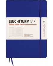 Σημειωματάριο Leuchtturm1917 New Colours - A5,σελίδες με τελείες, Ink, με σκληρό εξώφυλλο -1