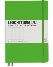 Σημειωματάριο  Leuchtturm1917 - A5,σελίδες με τελείες, Fresh Green