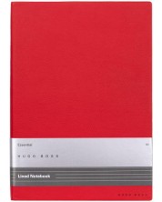Σημειωματάριο Hugo Boss Essential Storyline - B5, σελίδες με γραμμές, κόκκινο -1