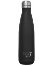 Θερμικό μπουκάλι καροτσιού Egg 2 - Matt Black, 500 ml -1
