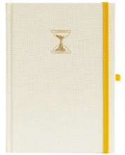 Σημειωματάριο με λινά καλύμματα Blopo - The Hourglass, διακεκομμένες σελίδες