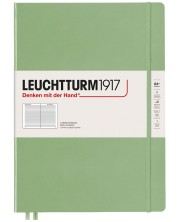 Σημειωματάριο Leuchtturm1917 Master Slim - A4+, σελίδες με γραμμές, ανοιχτό πράσινο
