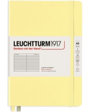 Σημειωματάριο   Leuchtturm1917 - Medium A5,σελίδες γραμμών,Vanilla