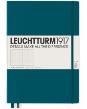 Σημειωματάριο   Leuchtturm1917 - А4+, σελίδες με τελείες,Pacific Green