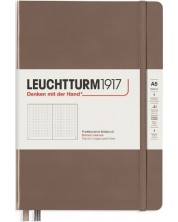 Σημειωματάριο   Leuchtturm1917 A5 - Medium,καφέ -1