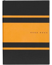 Σημειωματάριο Hugo Boss Gear Matrix - A5, διακεκομμένες σελίδες, κίτρινο -1